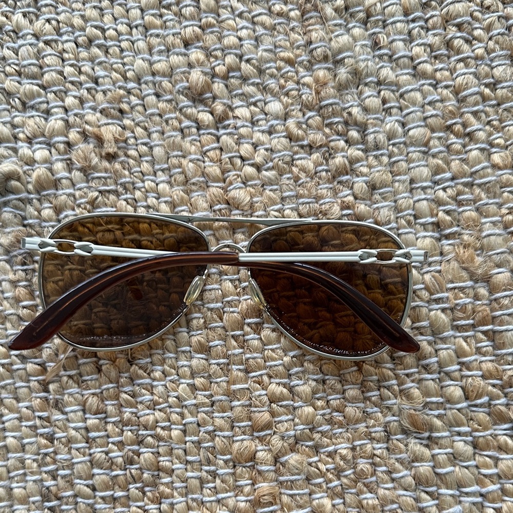 Oakley Aviator Sunglasses - gold, cream and Brown - Picture 2 of 8